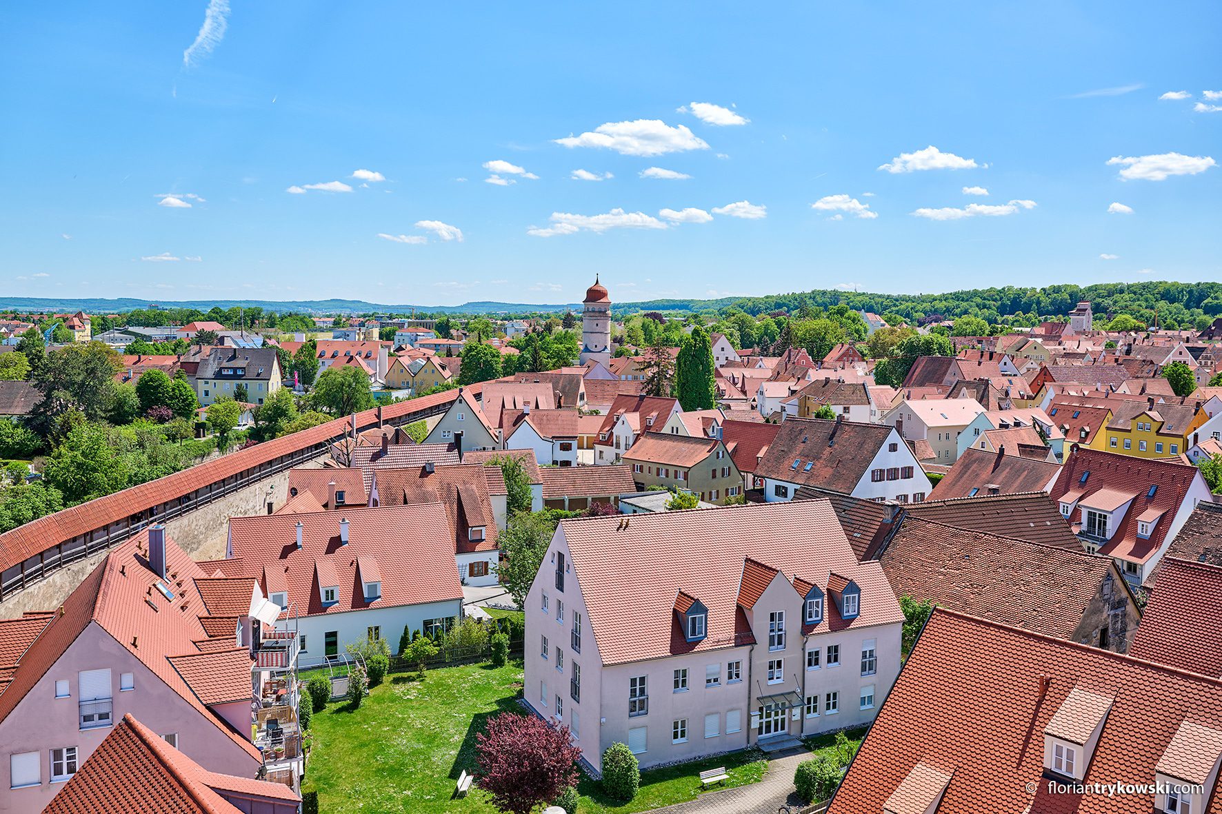 Nördlingen aus der Vogelperspektive